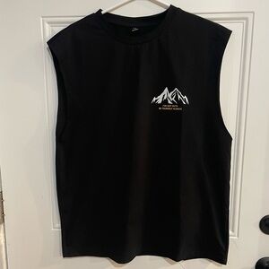 FREE ADD ON - Black Muscle tank